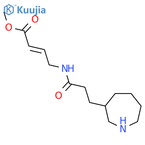 methyl (2E)-4-[3-(azepan-3-yl)propanamido]but-2-enoate structure