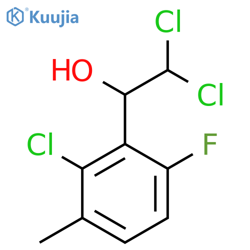 2,2-Dichloro-1-(2-chloro-6-fluoro-3-methylphenyl)ethanol structure