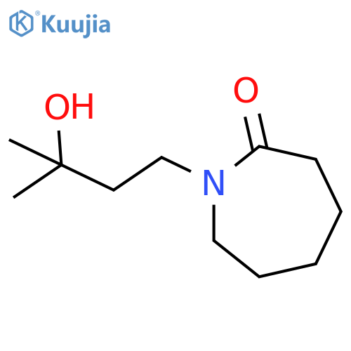 2H-Azepin-2-one, hexahydro-1-(3-hydroxy-3-methylbutyl)- structure