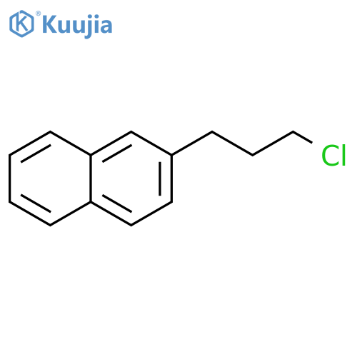 Naphthalene, 2-(3-chloropropyl)- structure