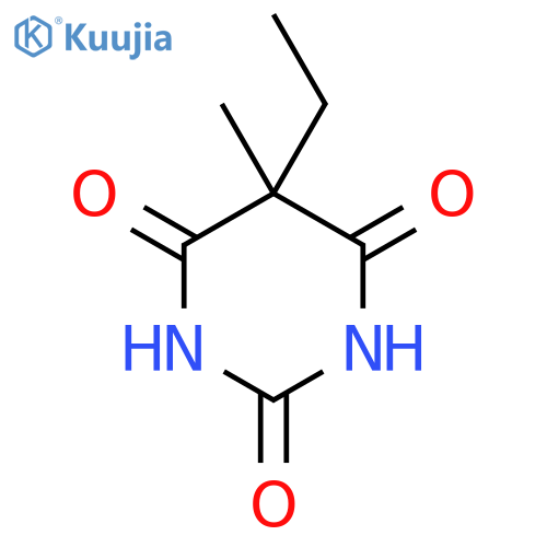 2,4,6(1H,3H,5H)-Pyrimidinetrione,5-ethyl-5-methyl- structure