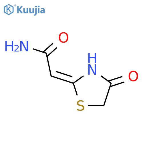 Acetamide,2-(4-oxo-2-thiazolidinylidene)- structure
