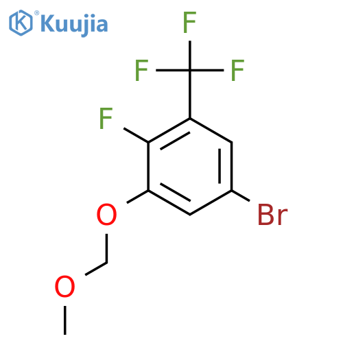 5-Bromo-2-fluoro-1-(methoxymethoxy)-3-(trifluoromethyl)benZene structure