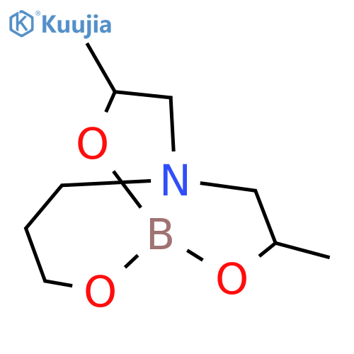 8,11-Dimethyl-2,9,10-trioxa-6-aza-1-borabicyclo[4.3.3]dodecane structure