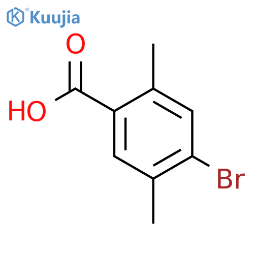 4-Bromo-2,5-dimethylbenzoic acid structure