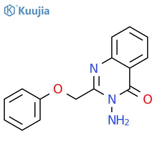 3-Amino-2-phenoxymethyl-3 H -quinazolin-4-one structure