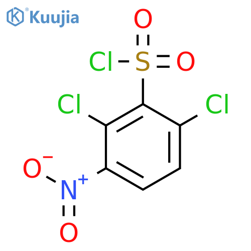 2,6-Dichloro-3-nitrobenzene-1-sulfonyl chloride structure