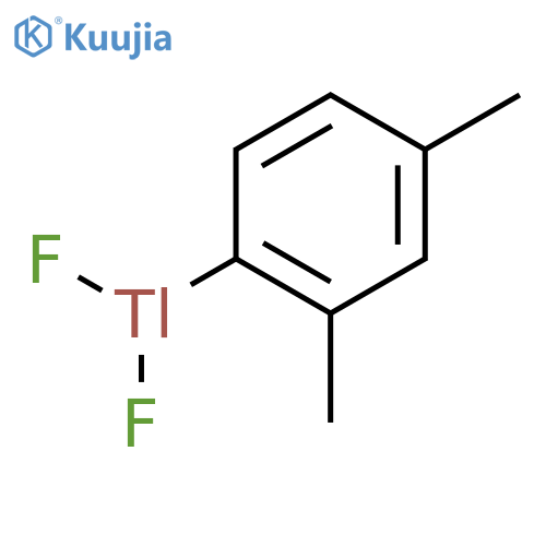 Thallium, (2,4-dimethylphenyl)difluoro- structure