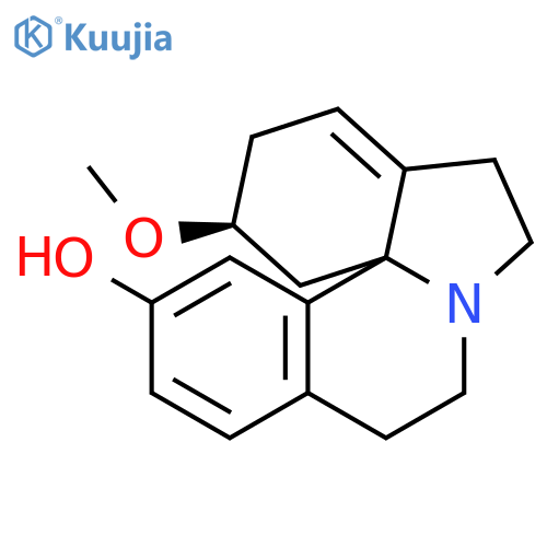 Erythrinan-15-ol,1,6-didehydro-3-methoxy-, (3b)- (9CI) structure