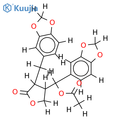 Acetyl-parabenzlacton structure