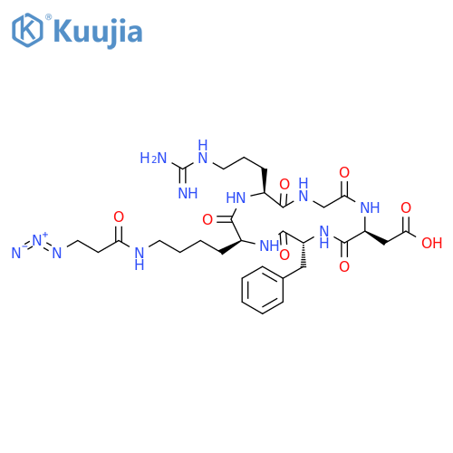 Cyclo(Arg-Gly-Asp-Dphe-Lys(3-azidopropanoic acid)) structure