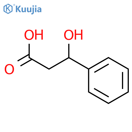 (R)-(+)-3-Hydroxy-3-phenylpropionic acid structure