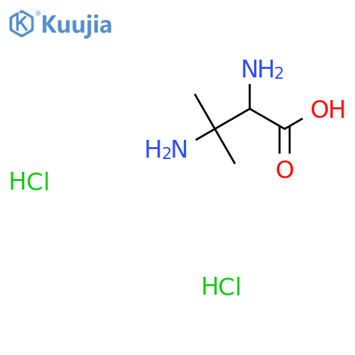 2,3-Diamino-3-methylbutanoic acid dihydrochloride structure