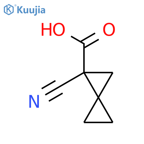 1-Cyanospiro[2.2]pentane-1-carboxylic acid structure