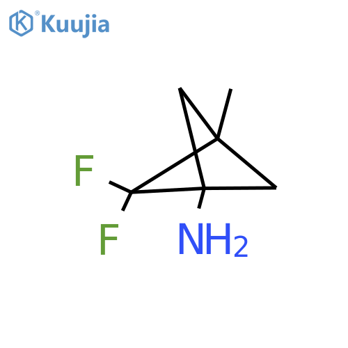 2,2-Difluoro-3-methylbicyclo[1.1.1]pentan-1-amine structure