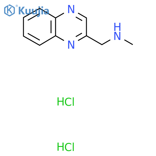 Methyl[(quinoxalin-2-yl)methyl]amine dihydrochloride structure