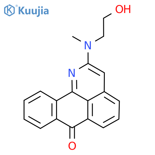 2-((2-Hydroxyethyl)(methyl)amino)-7H-dibenzo[de,h]quinolin-7-one structure