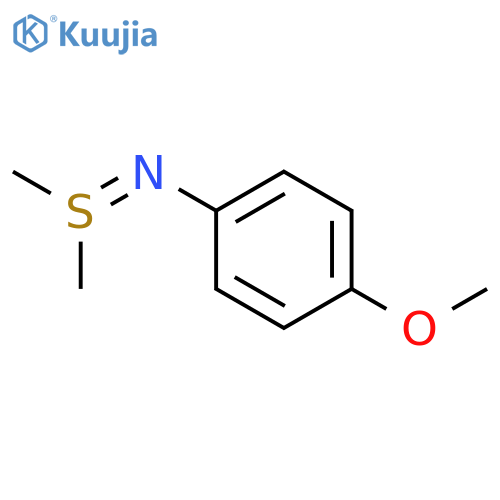 Sulfilimine, N-(4-methoxyphenyl)-S,S-dimethyl- structure