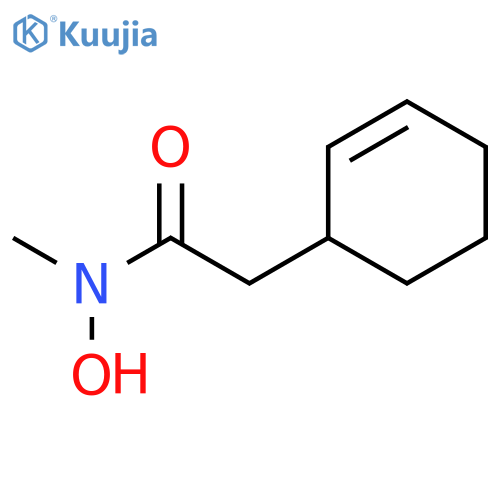 2-Cyclohexene-1-acetamide, N-hydroxy-N-methyl- structure