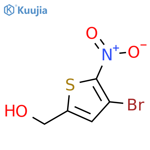 (4-bromo-5-nitrothiophen-2-yl)methanol structure