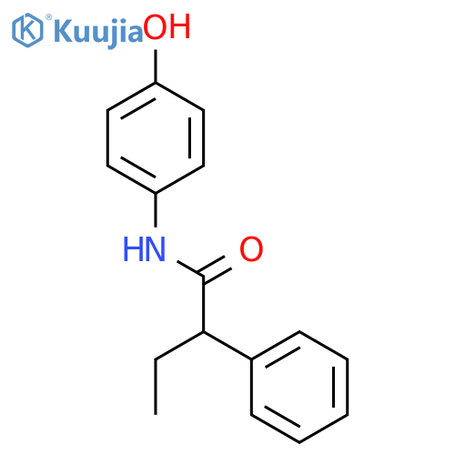 Benzeneacetamide, a-ethyl-N-(4-hydroxyphenyl)- structure