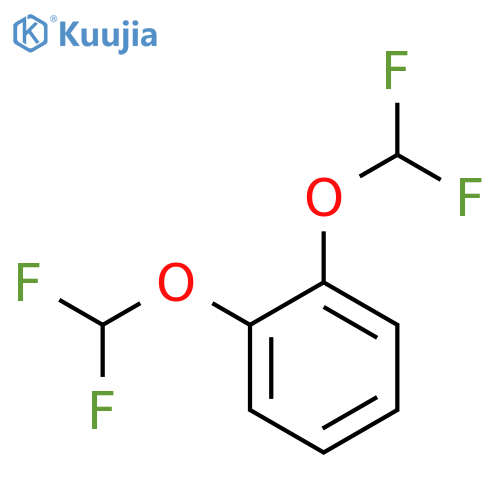 Benzene,1,2-bis(difluoromethoxy)- structure