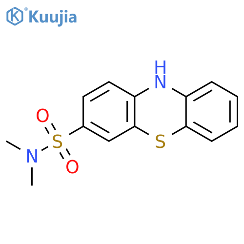 10H-Phenothiazine-3-sulfonamide,N,N-dimethyl- structure