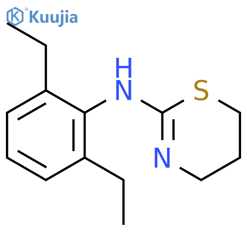 4H-1,3-Thiazin-2-amine, N-(2,6-diethylphenyl)-5,6-dihydro- structure