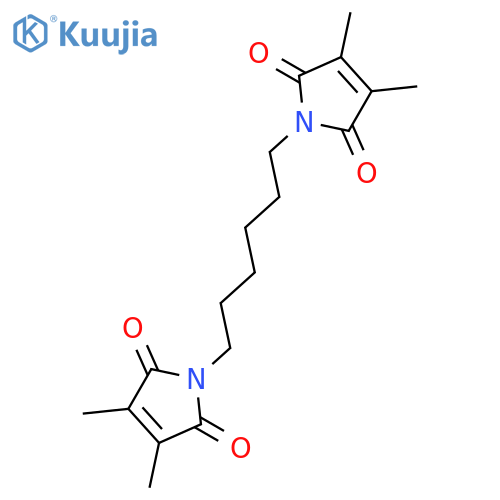 1,1'-(Hexane-1,6-diyl)bis(3,4-dimethyl-1H-pyrrole-2,5-dione) structure