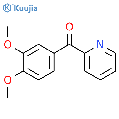 2-(3,4-Dimethoxybenzoyl)pyridine structure