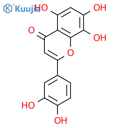 4H-1-Benzopyran-4-one,2-(3,4-dihydroxyphenyl)-5,7,8-trihydroxy- structure
