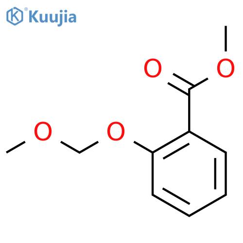 Benzoic acid, 2-(methoxymethoxy)-, methyl ester structure