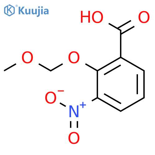 Benzoic acid, 2-(methoxymethoxy)-3-nitro- structure