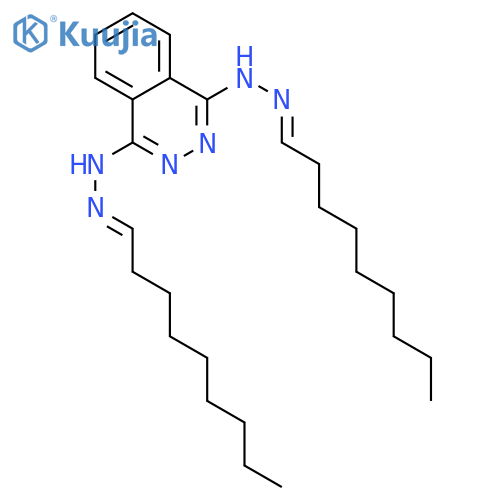 Nonanal,1,4-phthalazinediyldihydrazone (8CI) structure