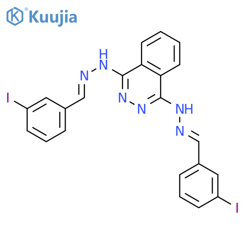 Benzaldehyde, m-iodo-,1,4-phthalazinediyldihydrazone (8CI) structure