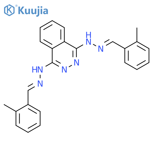 o-Tolualdehyde,1,4-phthalazinediyldihydrazone (8CI) structure