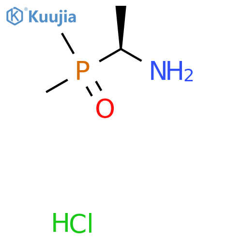 (1S)-1-(dimethylphosphoryl)ethan-1-amine hydrochloride structure