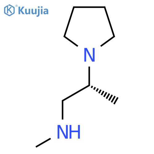 methyl[(2R)-2-(pyrrolidin-1-yl)propyl]amine structure