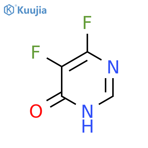 5,6-Difluoropyrimidin-4-ol structure