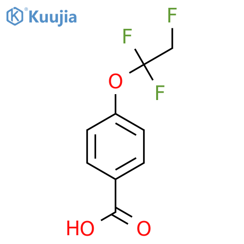 4-(1,1,2-Trifluoroethoxy)benzoic acid structure