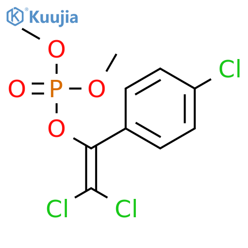 Phosphoric acid, 2,2-dichloro-1-(4-chlorophenyl)ethenyl dimethyl ester structure
