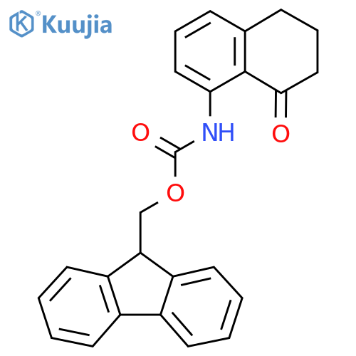 (9H-fluoren-9-yl)methyl N-(8-oxo-5,6,7,8-tetrahydronaphthalen-1-yl)carbamate structure