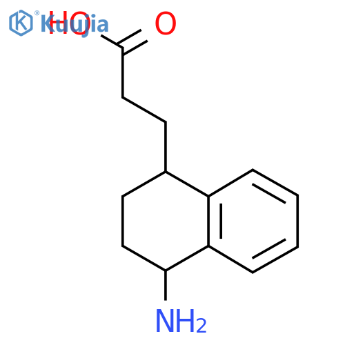 3-(4-Amino-1,2,3,4-tetrahydronaphthalen-1-yl)propanoic acid structure