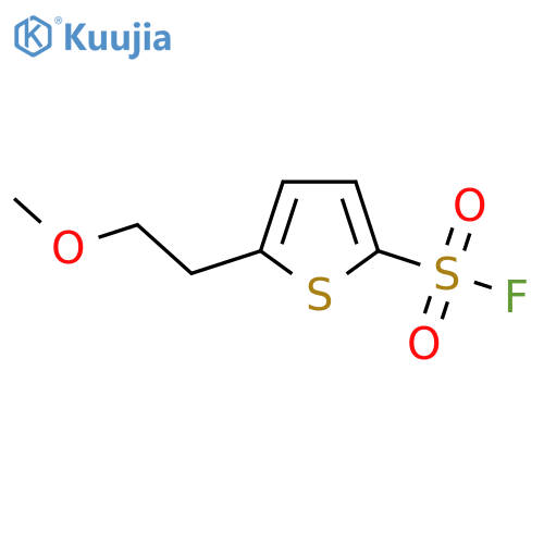 5-(2-Methoxyethyl)thiophene-2-sulfonyl fluoride structure