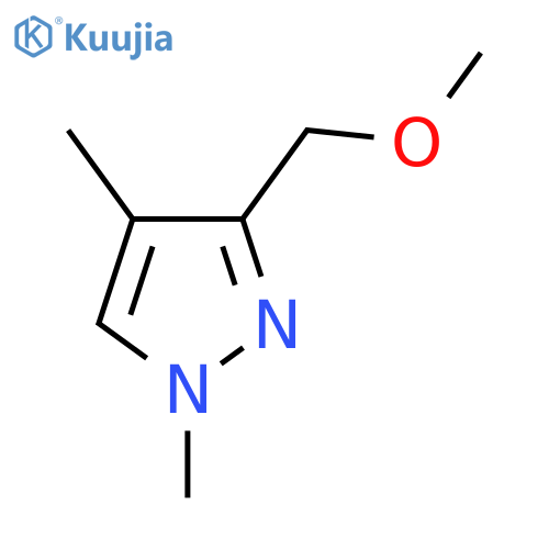 3-(methoxymethyl)-1,4-dimethyl-1H-pyrazole structure