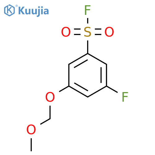 3-Fluoro-5-(methoxymethoxy)benzene-1-sulfonyl fluoride structure