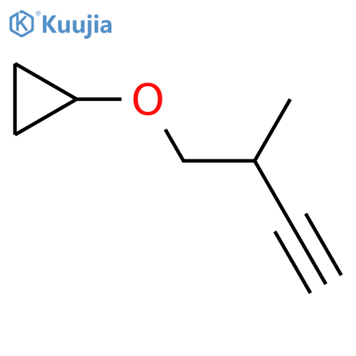 [(2-Methylbut-3-yn-1-yl)oxy]cyclopropane structure