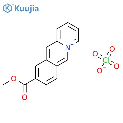 Benzo[b]quinolizinium, 9-(methoxycarbonyl)-, perchlorate structure