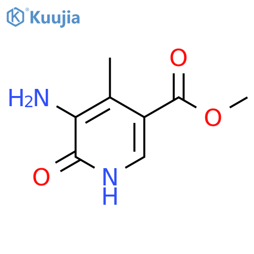methyl 5-amino-6-hydroxy-4-methylpyridine-3-carboxylate structure
