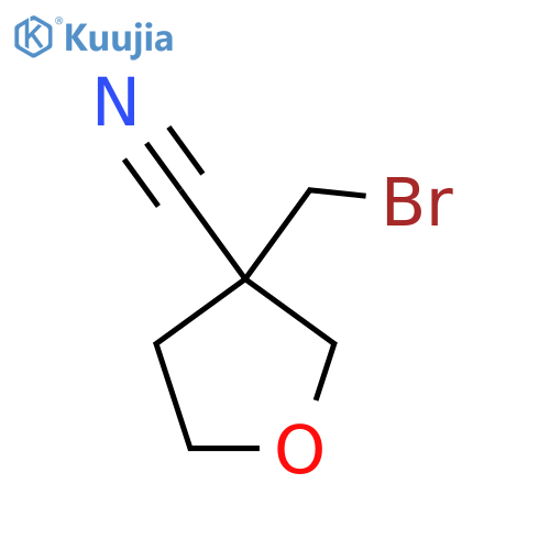 3-(Bromomethyl)oxolane-3-carbonitrile structure